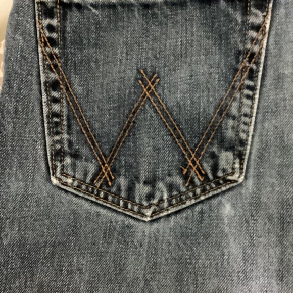 Wrangler 20X Men's Jeans 31 X 36 Dark Blue Straight Leg - Picture 11 of 13